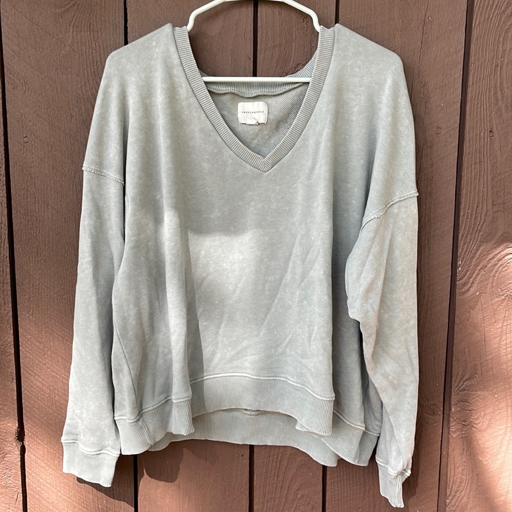 American eagle drop shoulder oversized sweatshirt